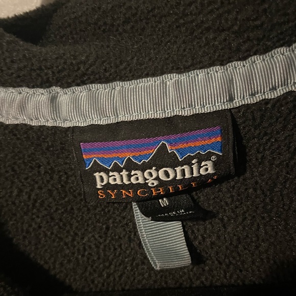Patagonia Synchilla T Snap Fleece Pullover Sweater - Picture 4 of 5